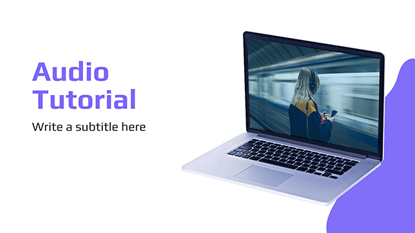 proposal defense presentation template Interactive Audio Tutorial template