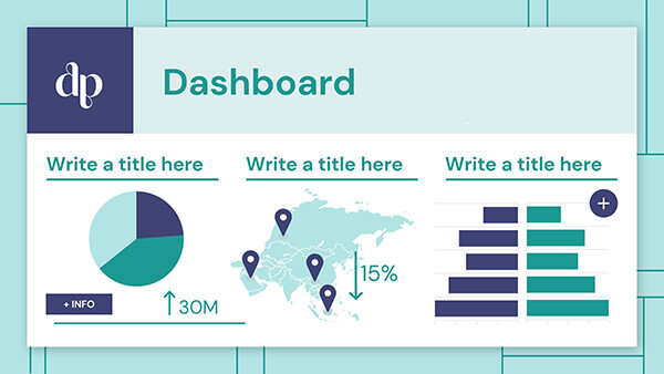 free powerpoint video presentation templates Interactive Basic dashboard template