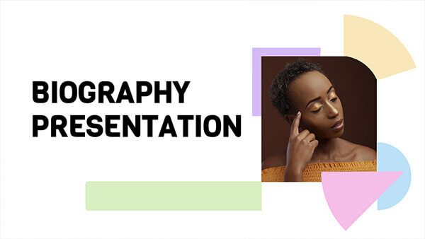 Interactive Biography presentation template