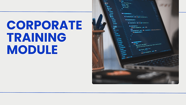 free powerpoint video presentation templates Interactive Corporate training module template