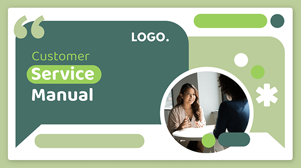 Interactive Customer service manual template