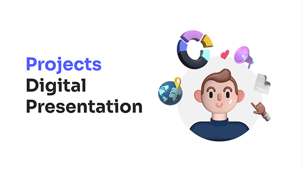 Interactive Digital projects presentation template