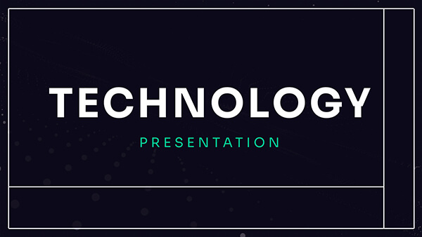 Interactive Digital technology presentation template