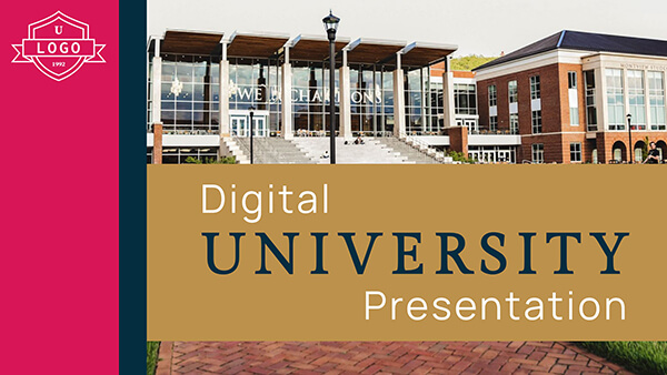 thesis defense presentation sample pdf Interactive Digital university presentation template