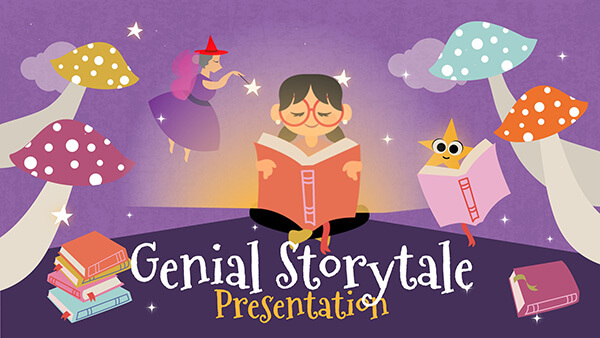 Interactive Genial storytale presentation template