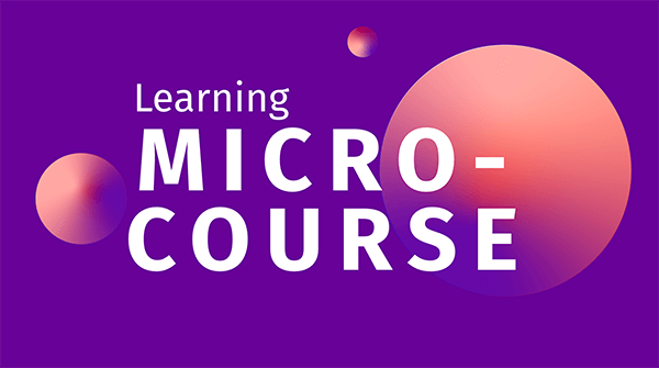 create educational presentation Interactive Learning micro-course template