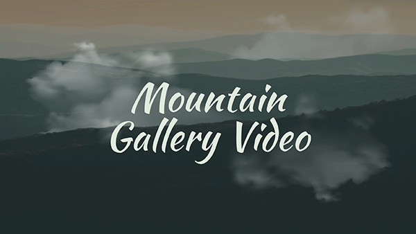 Interactive Mountain gallery video template