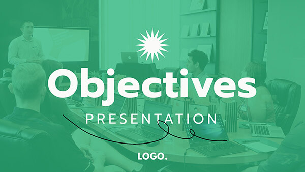 free powerpoint video presentation templates Interactive Objectives presentation template