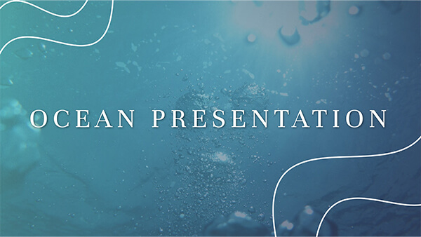 Interactive Ocean presentation template