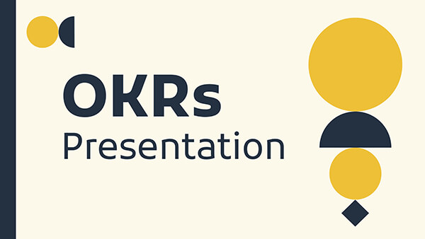 how to create a powerpoint presentation online for free Interactive Okr forms presentation template