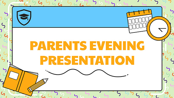 create educational presentation Interactive Parents evening presentation template
