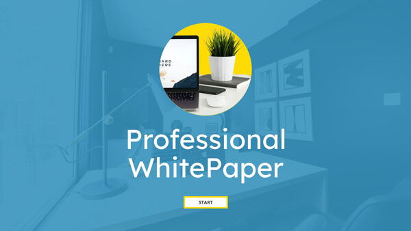 free powerpoint video presentation templates Interactive Professional whitepaper template