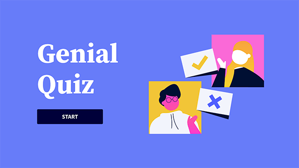 Quiz émotion | Modèles Genially