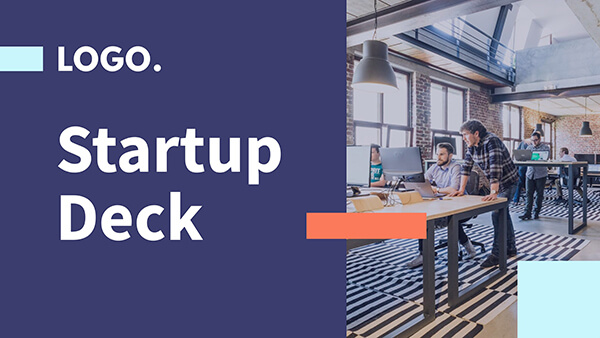 free powerpoint video presentation templates Interactive Startup deck template