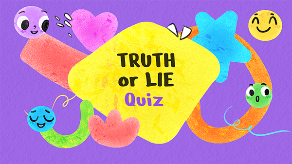 interactive video presentation tools Truth or lie quiz