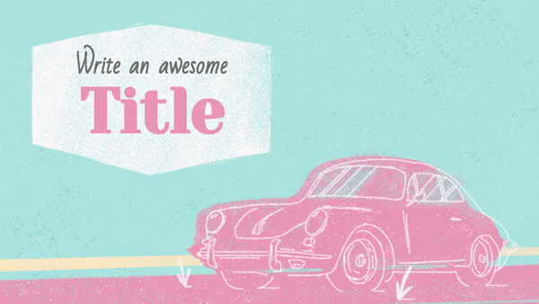 free powerpoint video presentation templates Interactive Vintage video template