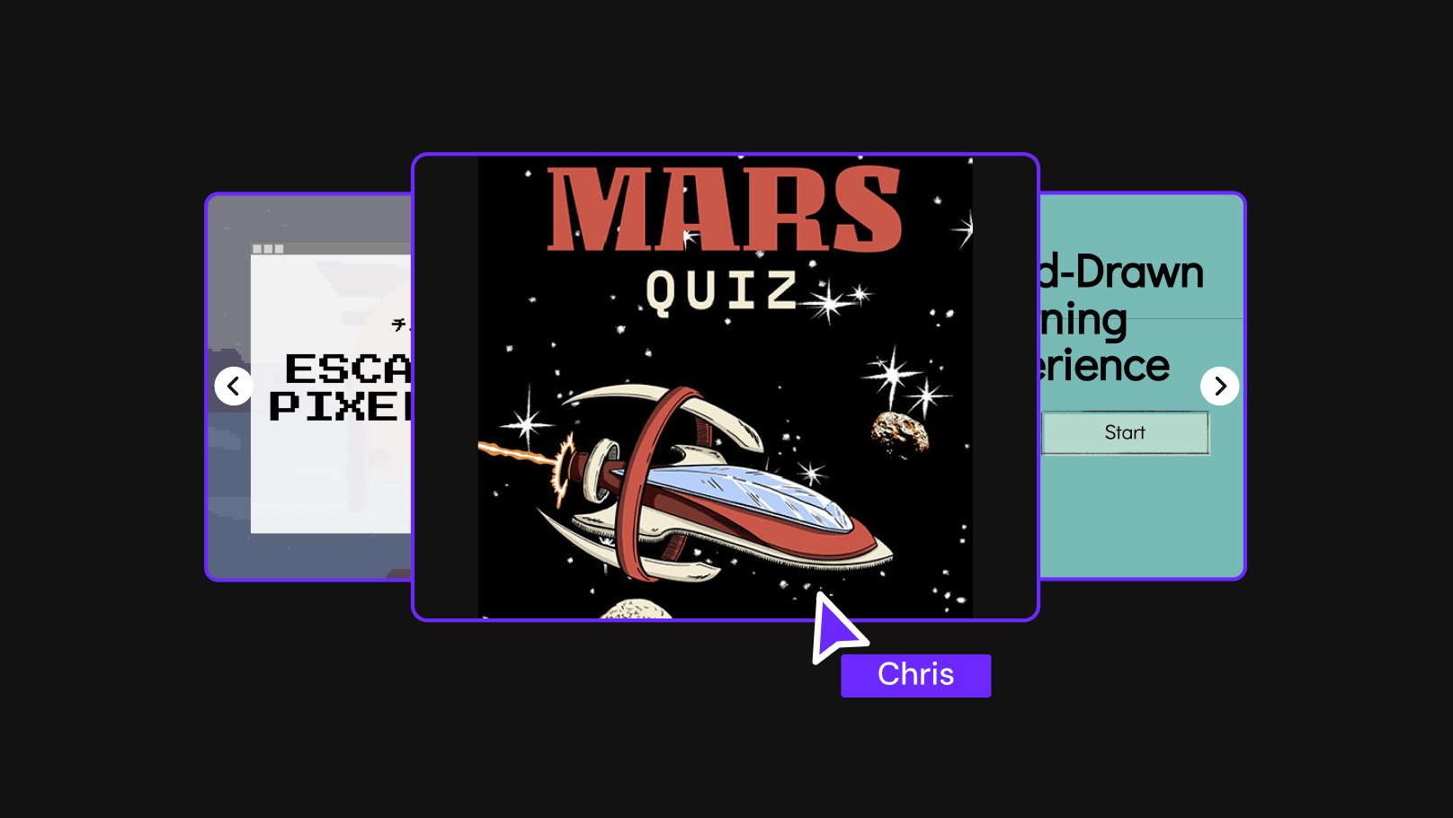 interactive presentation slides Create content starting from a Genially template