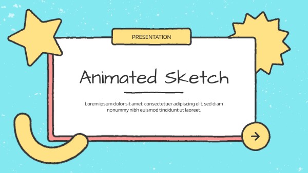 Präsentation animierte Skizze | Vorlagen von Genially